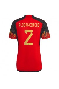 Belgia Toby Alderweireld #2 Jalkapallovaatteet Kotipaita MM-kisat 2022 Lyhythihainen